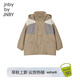 jnby by JNBY【運(yùn)動(dòng)系列】江南布衣童裝拒水透濕夾克外套秋冬男女童1O9610620 212/淺灰卡其 160 cm