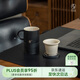萬仟堂（Edenus）茶杯 陶瓷高檔男士商務辦公杯茶水分離杯泡茶杯 發(fā)財杯