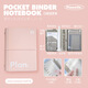 ROSY POSY口袋活頁(yè)本隨身小號筆記本子2023年新款便攜記事本計劃本 新款pink（粉色）A7