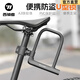 西騎者（WestBiking）自行車鎖U型鎖防撬防盜鎖摩托車電瓶車便攜鑰匙鎖單車騎行裝備 黑色-2把鑰匙【帶鎖架】