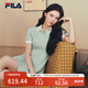 FILA 韓素希同款|斐樂官方女裝連衣裙2025夏季新款時尚防曬涼感裙子 燕麥灰-GY XL 175/92A/XL