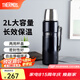 膳魔師（THERMOS）戶外便捷旅行壺304真空不銹鋼保溫壺露營車載水壺大容量2LSK-2020 深藍(lán)色 2000ml