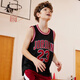 NIKE JORDAN 耐克AJ童裝男童23號籃球服背心2026夏季網(wǎng)眼透氣兒童衣服 正黑色 160 /76 【建議身高152-158cm】