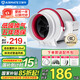 艾美特（AIRMATE） 換氣扇管道風機斜流增壓大吸力靜音廚房油煙排風扇衛(wèi)生間排氣扇 4寸 DPT10-20A【198 風量】