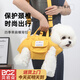 貝初眾狗包寵物背帶包外出狗狗背包中小型犬背狗神器胸前背帶貓咪攜帶包 【活力黃/S】適合5-8斤寵物 橫向背挎/呵護(hù)愛寵脊椎 【舒壓減重 輕松出行】穿脫方便