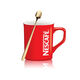 咖啡杯紅色經(jīng)典馬克杯紅杯贈咖啡勺全國限量珍藏版 雀巢紅杯1個(gè)送方勺