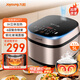 九陽(yáng)（Joyoung）多功能觸控面板5升家用大容量4~5人微壓電飯煲電飯鍋柴火飯6層復(fù)合加厚鐵釜內(nèi)膽1200WIH加熱F-50T7