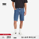Levi's李維斯冰酷系列夏季男士美式復古簡約休閑通勤藍色牛仔短褲 中藍色 34 (12)