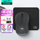 羅技（Logitech）M240無線藍(lán)牙鼠標(biāo) 辦公靜音鼠標(biāo) 人體工學(xué)鼠標(biāo) Mac ipad鼠標(biāo)筆記本家用臺式電腦 雙模連接 M240黑色+黑鼠標(biāo)墊