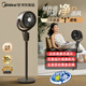 美的（Midea）空氣循環(huán)扇 家用風(fēng)扇落地臺式立式電風(fēng)扇空調伴侶宿舍臥室風(fēng)扇桌面小風(fēng)扇臺地立3用大風(fēng)力電風(fēng)扇 【重磅新品+抗菌扇葉】GAI24KL