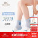 英氏兒童男童襪子夏季薄款網(wǎng)眼透氣棉襪6-12歲5雙裝