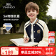 英氏（YEEHOO）男童外套兒童棒球服秋季時(shí)尚立領(lǐng)學(xué)院風(fēng)百搭中大童裝洋氣秋裝新款 帥氣學(xué)院 深藍(lán) 150