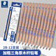 施德樓（STAEDTLER）2B鉛筆 加粗三角原木桿小學(xué)生考試涂卡一二年級美術(shù)素描繪圖筆學(xué)生禮物開(kāi)學(xué)必備12支/盒119N-2B