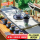 萬仟堂（Edenus） 茶具高檔茶具套裝夏荷成套陶瓷功夫茶具家用送禮窯變青綠釉專享