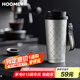 HOOMEY保溫杯陶瓷內(nèi)膽咖啡杯男女生高顏值吸管水杯學(xué)生2025新款保冷杯子