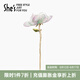 She's茜子愛的模樣原創(chuàng)郁金香盤發(fā)簪丸子頭盤發(fā)器發(fā)釵簪子古風七夕禮物 紫綠色E0