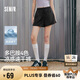 森馬（Semir）休閑褲女涼感寬松顯瘦夏季2025吸濕速干開叉質(zhì)感短褲109325125001