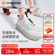 moodytiger[開學(xué)禮]兒童跑步鞋新品防滑透氣男童鞋子輕便高彈緩震女童運(yùn)動(dòng)鞋
