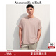 ABERCROMBIE & FITCH【重磅情侶款】男裝25夏季新款字母Logo圓領(lǐng)短袖T恤KI123-5060 粉色 L (180/108A)