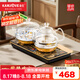 金灶（KAMJOVE）故宮聯(lián)名款全自動底部上水電熱水壺茶臺燒水壺?zé)匾惑w全自動恒溫?zé)崴畨責(zé)?H9故宮版 0.8L