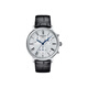 天梭（TISSOT）瑞士手表男卡森臻我系列小藍針?shù)搸⒈砟惺客蟊?情人節送男友 T122.417.16.033.00三眼計時(shí)