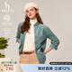 HAZZYS哈吉斯女裝 秋季款女士【PHIZ系列】燈芯絨襯衫ASCSK1BDX03 薄荷綠MG L (165/88A 40)