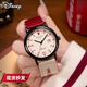 迪士尼（Disney）學(xué)生手表初中生女生12-16歲高中生考試專(zhuān)用中學(xué)生復古靜音防水 安可拉紅