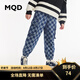 MQD童裝春秋男大童牛仔長褲 中牛仔藍 140
