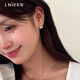 LnieerS925銀超閃蝴蝶耳環(huán)女小眾設計感百搭耳釘2025新款輕奢高級感耳飾 超閃蝴蝶耳環(huán)【S925銀】