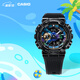 卡西歐（CASIO） G-SHOCK 金屬系列小鋼炮GM-110時尚運動男士手表防水防震 GM-110B-1APR-200M防水