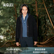 AIGLE艾高戶外經(jīng)典款保暖上衣經(jīng)典時(shí)尚休閑全按扣抓絨衣外套女 黑色 AO218 38(165/88A)