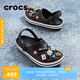 crocs卡駱馳洞洞鞋拖鞋男女同款卡駱班學(xué)生鞋輕便耐磨休閑鞋|11016 黑色-001 41 /42(260mm)