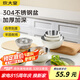 炊大皇304靚彩盆+篩套裝 簡白 22cm