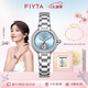 飛亞達（FIYTA）“柿柿如意”宋瓷款鏤空盤機械女表手鏈禮盒套裝 節(jié)日生日禮物
