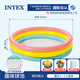 INTEX兒童海洋球池家用充氣波波池室內戲水池游戲游泳池寶寶玩具 熒光池114*25CM+腳泵+20球