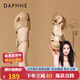 達(dá)芙妮（DAPHNE）包頭涼鞋女2025夏季新款戶外涉水溯溪厚底高跟沙灘一字帶羅馬鞋女 杏色 跟高6.6cm 35 標(biāo)準(zhǔn)尺碼