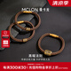 曼卡龍黑金黃金轉(zhuǎn)運珠手繩男四面金剛杵五帝幣黑金六字箴言送男友禮物 黑金五帝幣