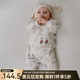 OAK FAMILY夾棉連體衣嬰兒棉服秋冬裝新生兒保暖百天男女寶寶柔暖滿月衣服 無帽子 梨果莊園【和式款】 52cm