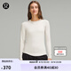 lululemon丨Hold Tight 女士緊身剪裁長袖 T 恤 LW3FTFS 骨白 M /8