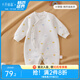 十月結(jié)晶嬰兒連體衣秋冬夾棉寶寶哈衣爬服嬰兒衣服 小萌貓-側(cè)開連體衣 59cm