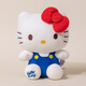 嬰果小島正版hellokitty玩偶娃娃兒童哈嘍KT貓毛絨公仔女生生日禮物過(guò)新年 正版-寶藍色（白） 33cm