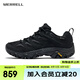 邁樂（Merrell）運動戶外鞋靴男女款MOAB 3 SYN GTX防水徒步鞋耐磨防滑減震登山鞋 J500239黑色 男款 43