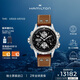 漢米爾頓（Hamilton）漢密爾頓卡其航空超越風(fēng)速計(jì)時(shí)碼機(jī)械表 電影《獨(dú)立日2》男主同款