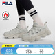 FILA 斐樂官方加絨豌豆鞋女鞋老爹鞋運動鞋2025保暖休閑鞋
