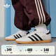 adidas「T頭鞋」STADT經(jīng)典時(shí)尚薄底運(yùn)動(dòng)板鞋男女阿迪達(dá)斯三葉草   粉白/黑色/軌道灰JP8227   42