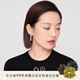 白嵐幾何流蘇耳釘女925銀耳飾設計感氣質(zhì)優(yōu)雅潮流七夕情人節(jié)禮物送老 925銀