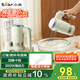 小熊（Bear）打蛋器 家用電動打蛋器 奶油奶蓋打發(fā)器迷你 烘焙手持?jǐn)嚢杵骱兔婧?四棒十檔 DDQ-B02L1艾綠色