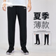 李寧運(yùn)動(dòng)長(zhǎng)褲羽毛球褲男士健身系列冬季褲子保暖舒適直筒梭織長(zhǎng)褲 AYKS487-1新標(biāo)準(zhǔn)黑 L