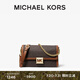 MICHAEL KORS邁克高仕 MK Sonia中號翻蓋法棍包鏈條腋下包斜挎 深棕色/橡果棕 200 NS