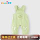 優(yōu)奇寶寶春秋裝新款嬰兒背帶褲連體衣春秋衣服外出褲子春秋季哈衣